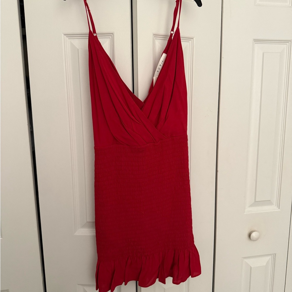 Elegant Red Mini Dress